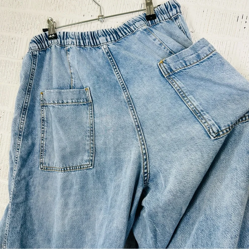 Pilcro Beachy High-Rise Parachute Jeans | Baggy Denim | Coastal Cowgirl Small - Picture 10 of 10